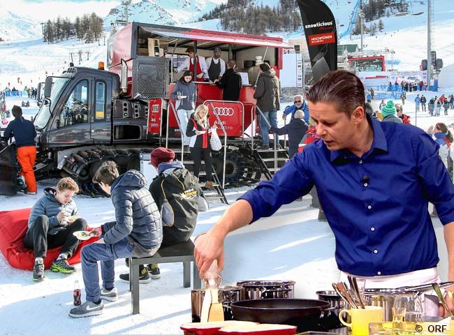 Snowlicious Kulinarik Haubenküche Fankhauser Foodtruck Pistenraupe Zillertal