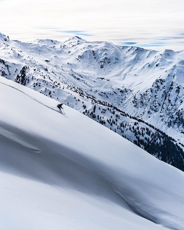 Starter Area Tiefschnee-Beginner Freeride-Anfänger Hochfügen Zillertal