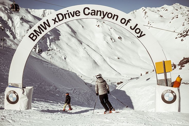 canyon of joy Winter Pisten BMW Rinne