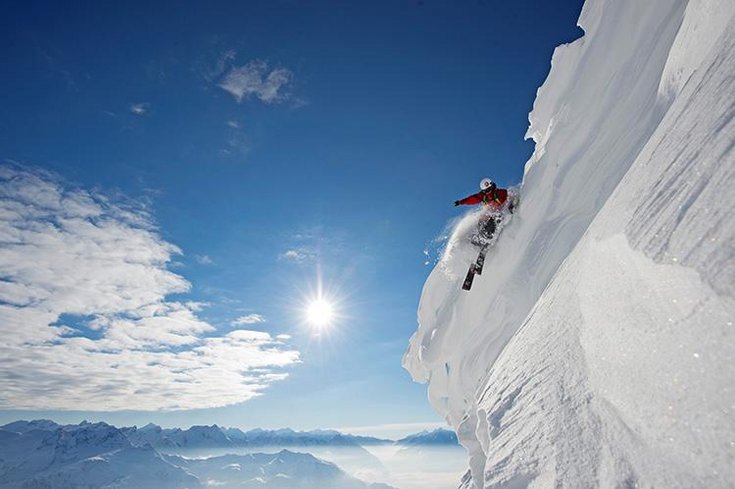 Schneewechte Zillertal Winter Tiefschnee