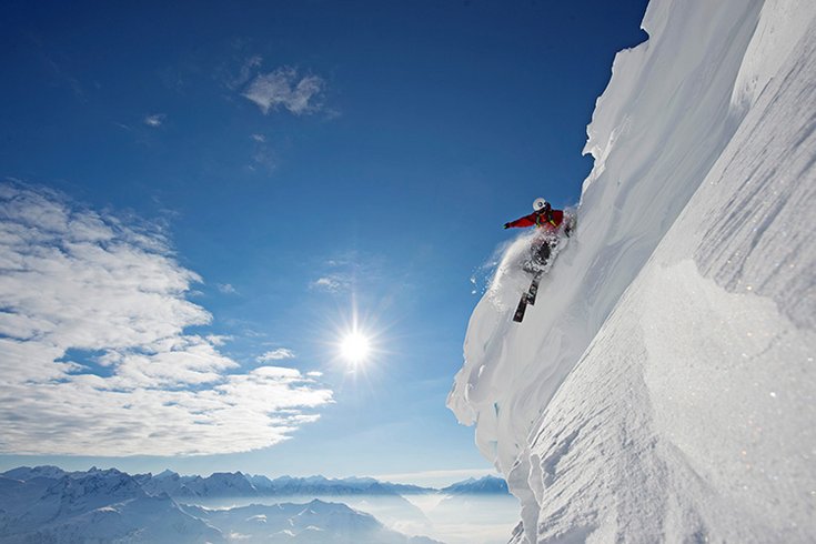 Schneewechte Zillertal Winter Tiefschnee