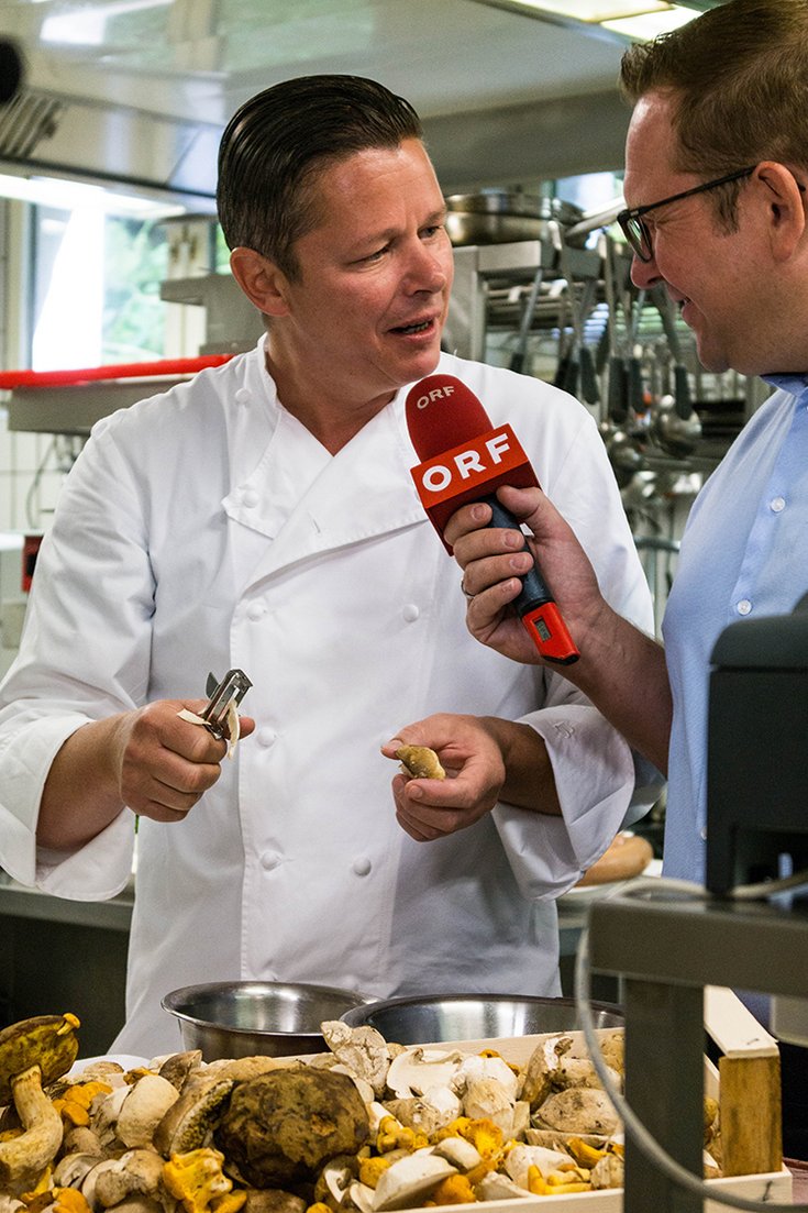 Haubenküche ORF-Sendung Hochfügen Sporthotel Lamark Alex Fankhauser Interview 