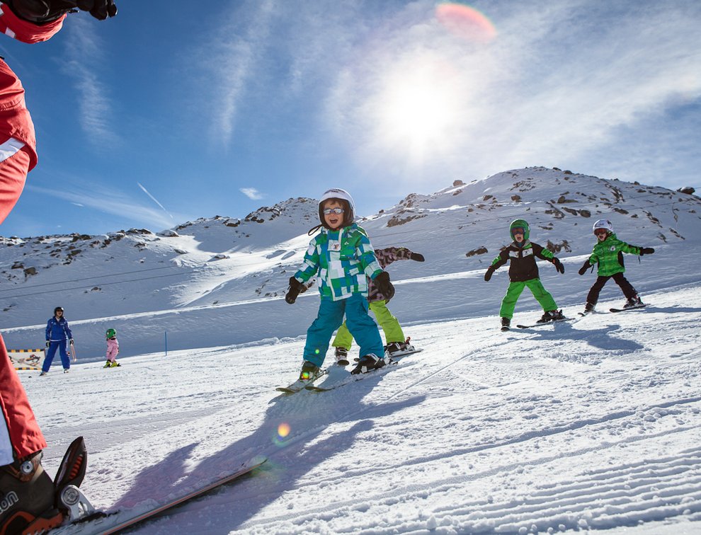 Skifahren Skischule Kostenzer Skilehrer Kinderskikurs Zillertal