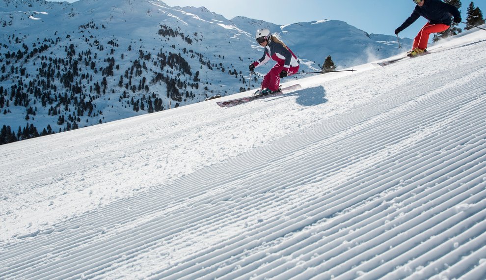 Sonnenskifahren Hochfügen im Zillertal