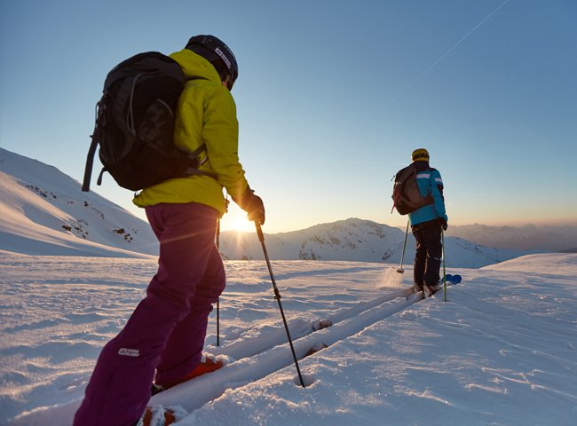 Wochenenden Schnee Skifahren Hochfügen off-piste