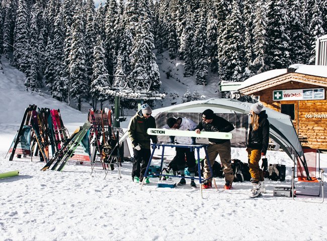 Skitest Blacksheep Sports Hochfügen Piste Materialtest