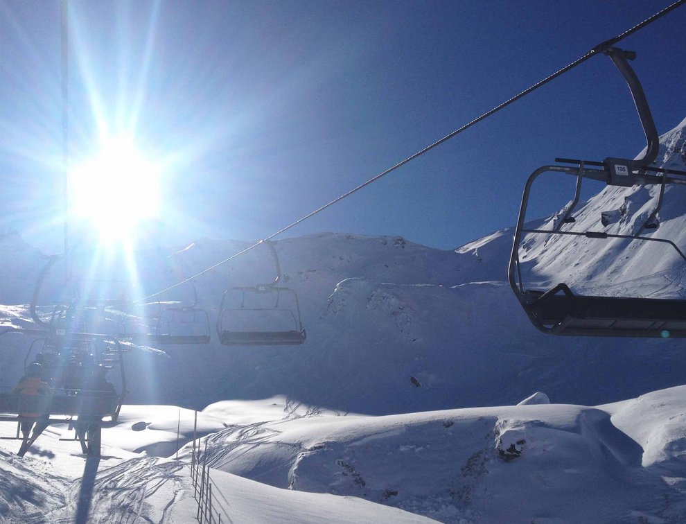 sonnige Aussicht in Hochfügen 